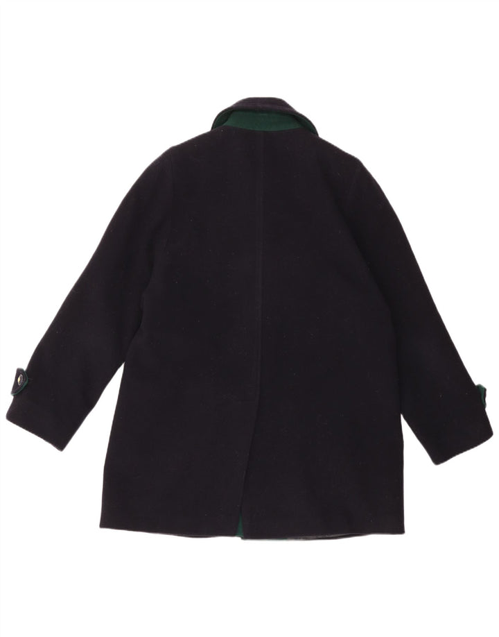 DORENE Γυναικείο Πανωφόρι UK 12 Medium Navy Blue Wool