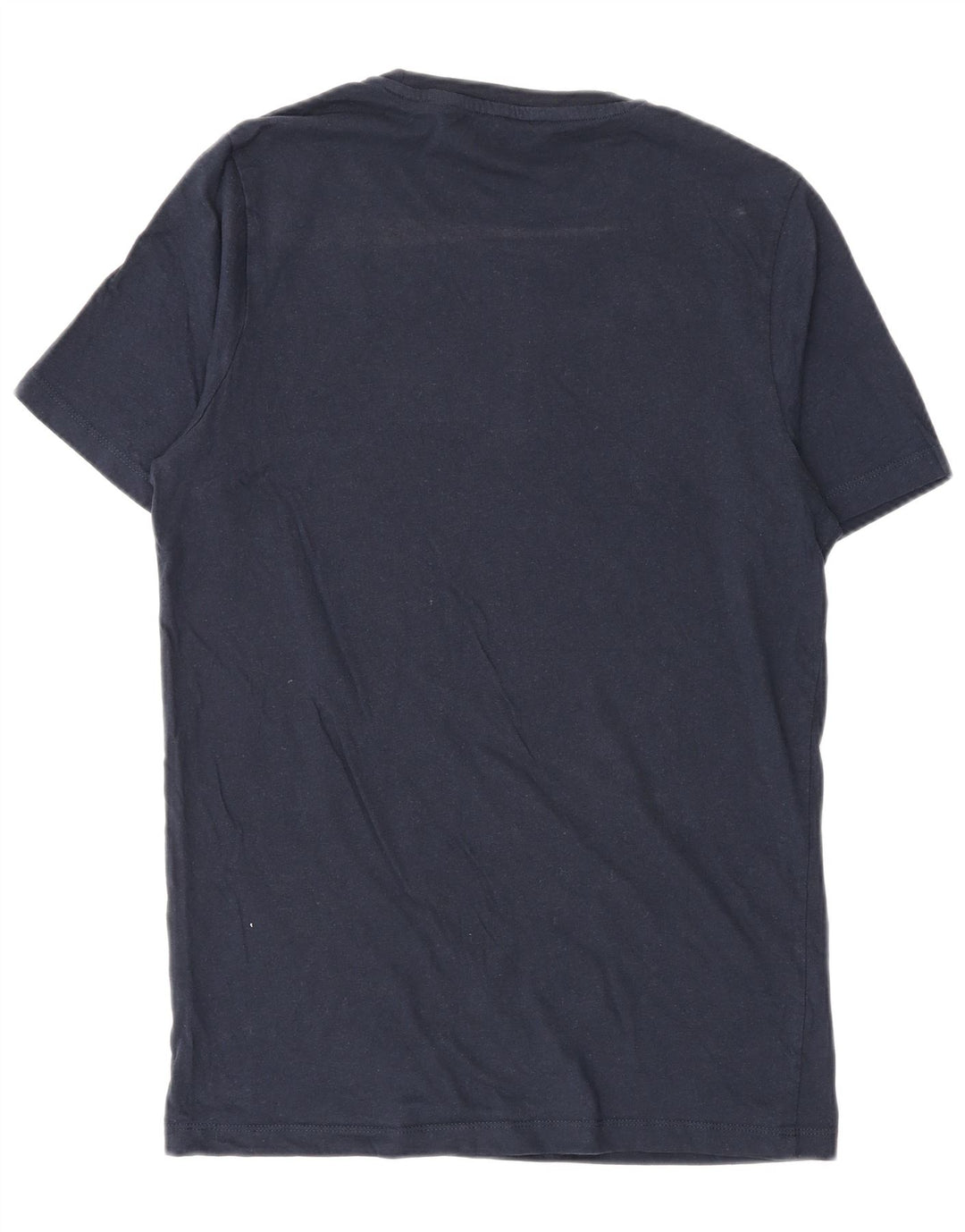 Ανδρικό γραφικό μπλουζάκι Jack & Jones Τοπ μεσαίου μπλε βαμβακερό