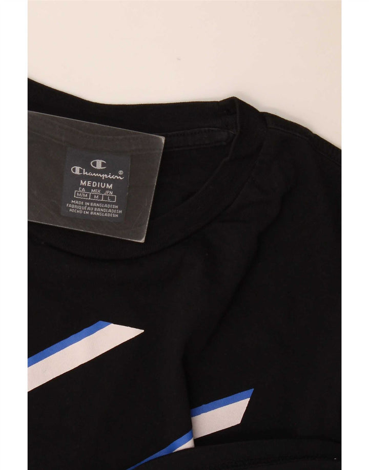 Ανδρικό T-Shirt Champion Graphic Top Medium Black