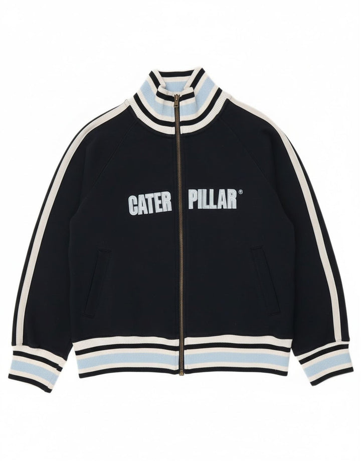 Caterpillar Boys Graphic αθλητική φόρμα Top Jacket 13-14 Years Navy Blue