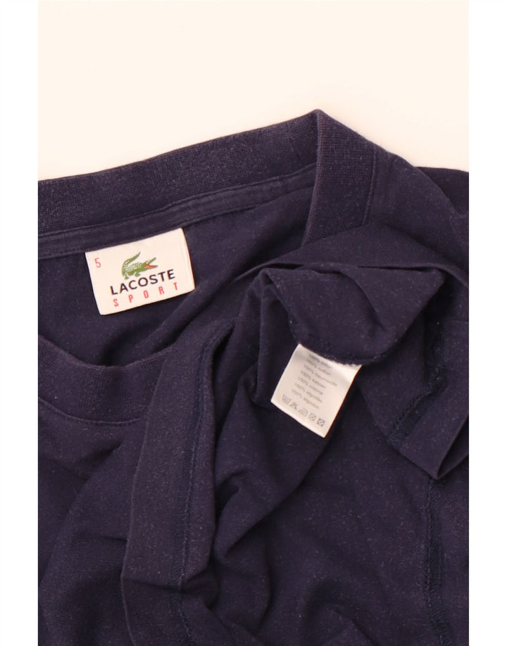 Ανδρικό T-Shirt LACOSTE Top Size 5 Large Navy Blue από βαμβάκι