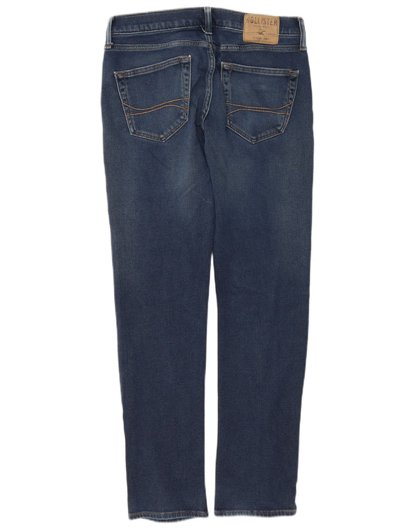 Hollister Mens Skinny Jeans W30 L32 Blue Cotton