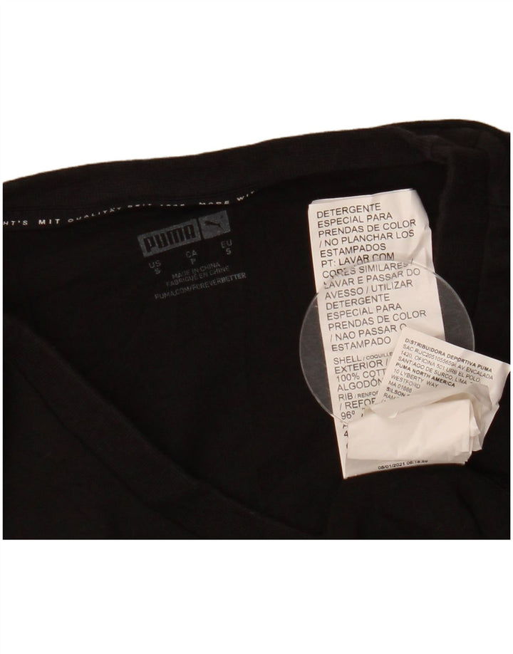 Ανδρικό γραφικό μπλουζάκι Puma Top Small Black Floral Βαμβακερό Nature