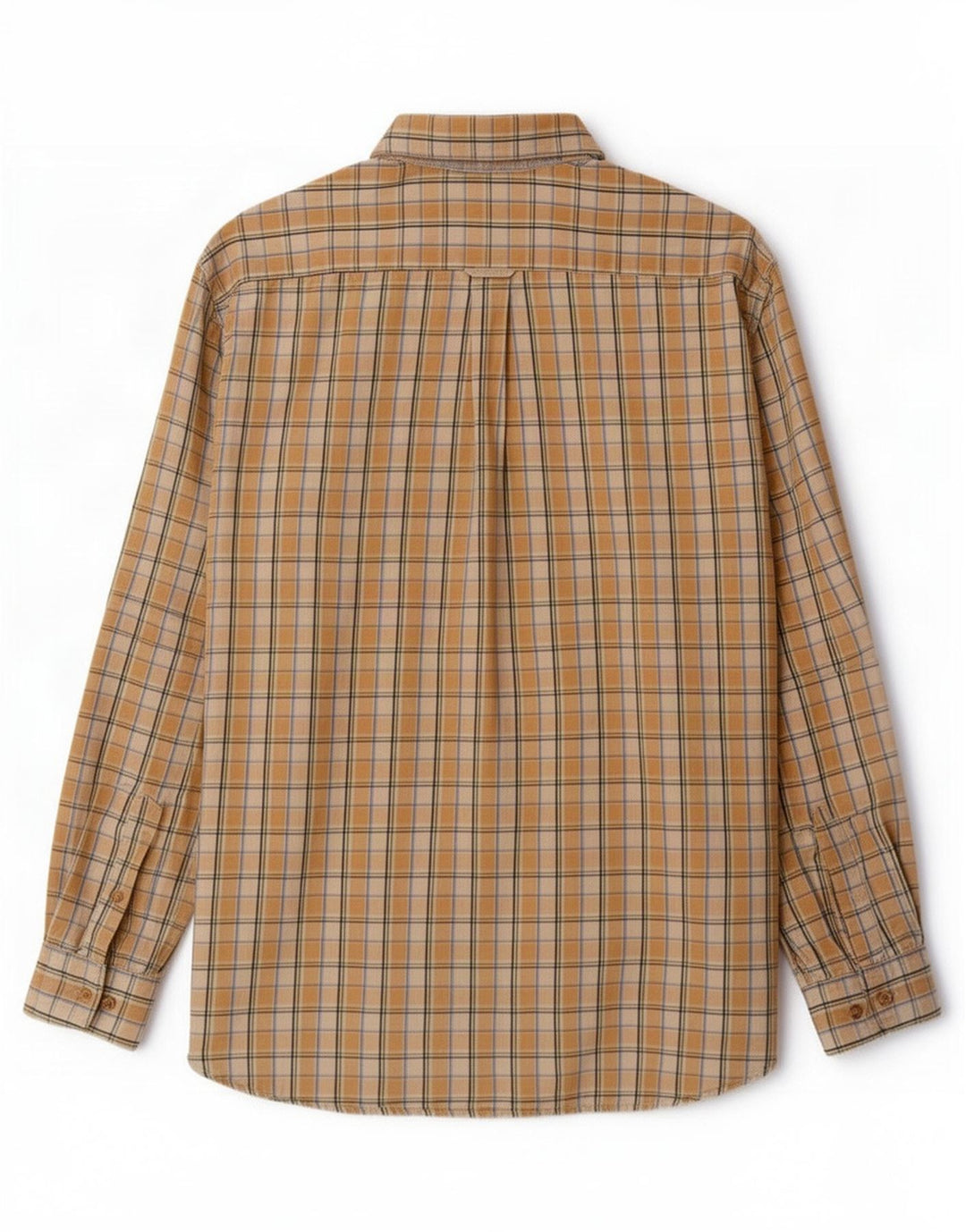 Ανδρικό πουκάμισο Barbour XL Κίτρινο βαμβακερό καρό