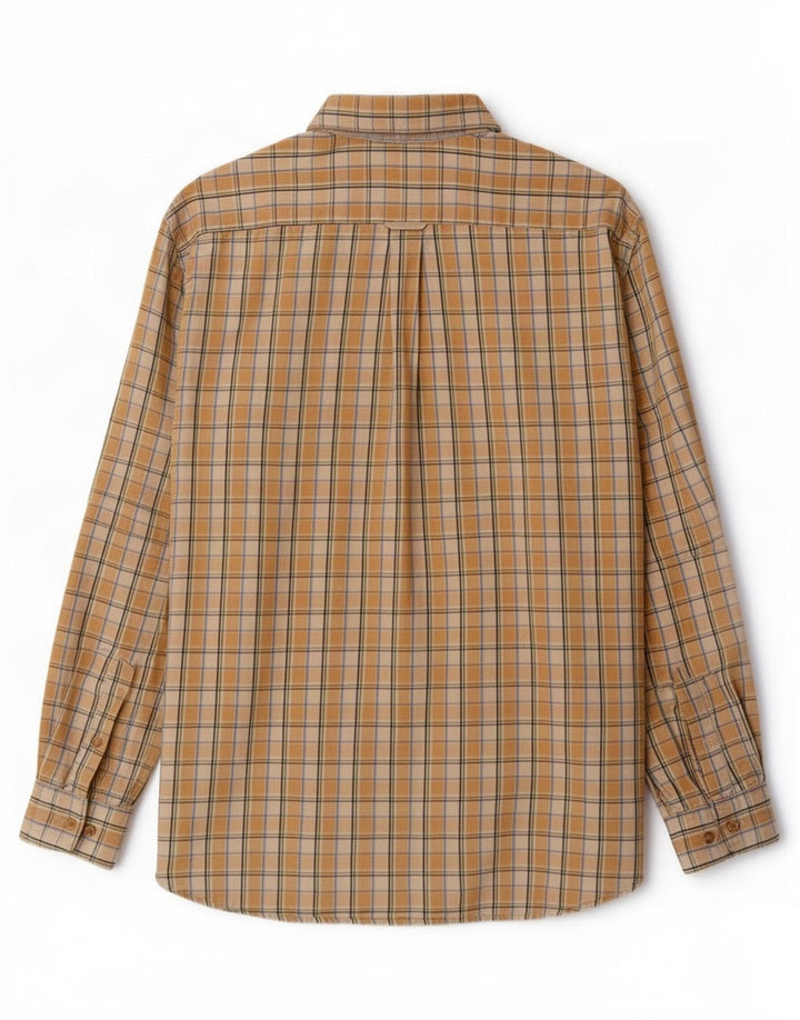 Ανδρικό πουκάμισο Barbour XL Κίτρινο βαμβακερό καρό