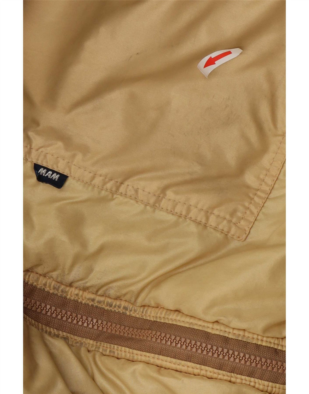 Vintage Ανδρικό Reversible Bomber Jacket UK 36 Small Beige