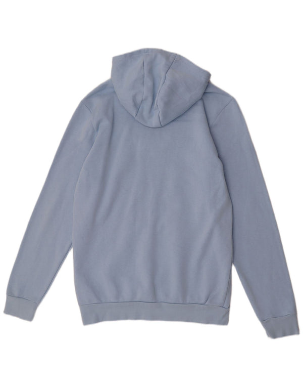 Adidas Girls Graphic Hoodie Jumper 15-16 ετών Μπλε βαμβακερό