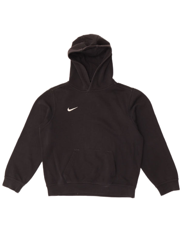 Nike Boys Hoodie Jumper 12-13 ετών Μεγάλο μαύρο βαμβακερό