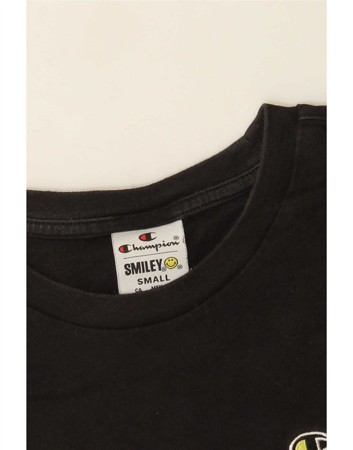 Champion Ανδρικό T-Smiley T-Shirt Top Small Black