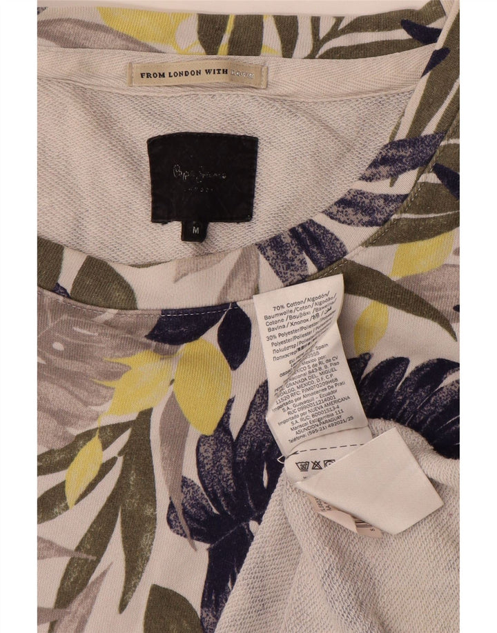 Γυναικεία φούτερ PEPE Jeans Oversized Jumper UK 14 Medium Off White Floral