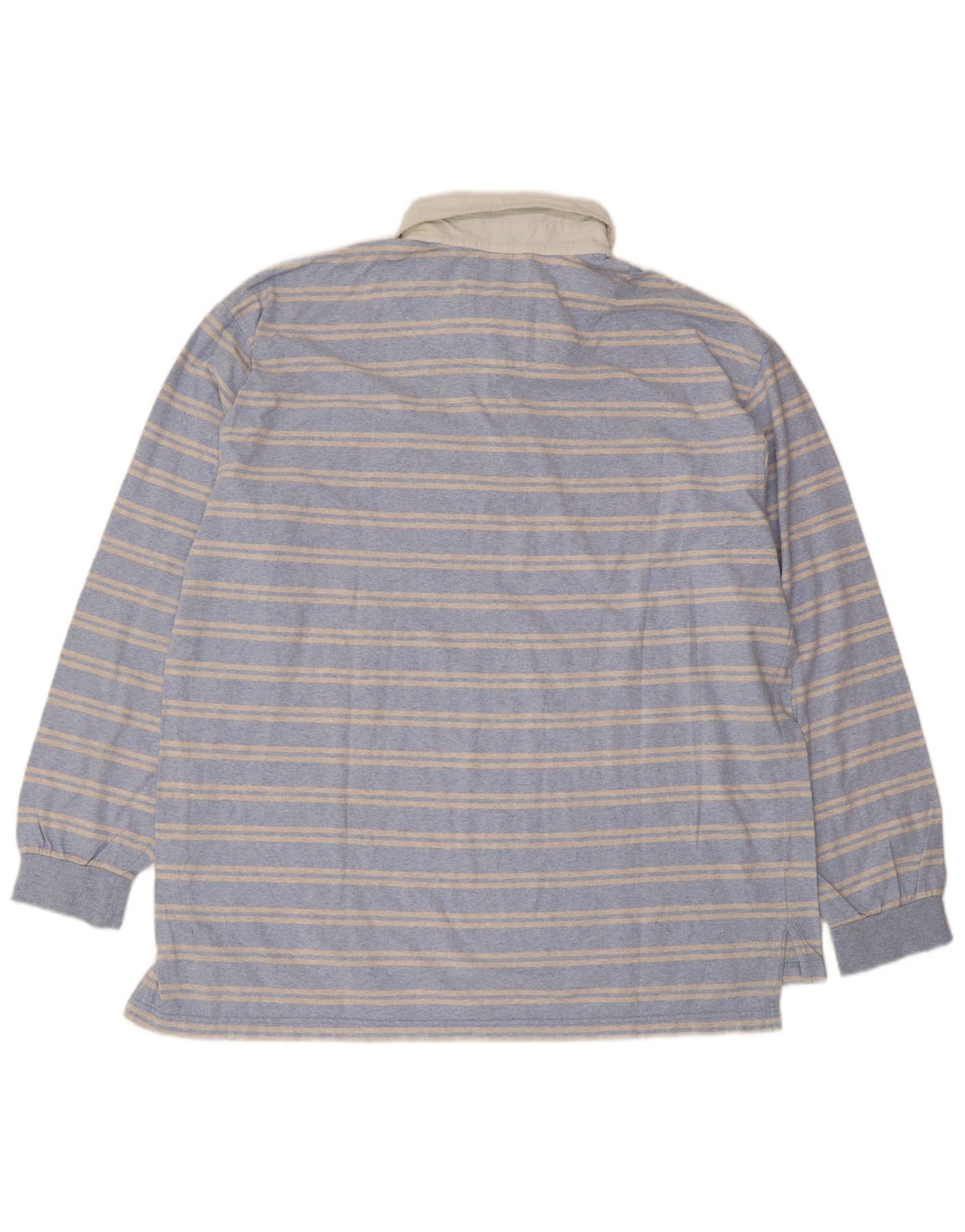 Slam Ανδρικό Μακρυμάνικο Πόλο Μπλουζάκι 2XL Μπλε ριγέ βαμβακερό