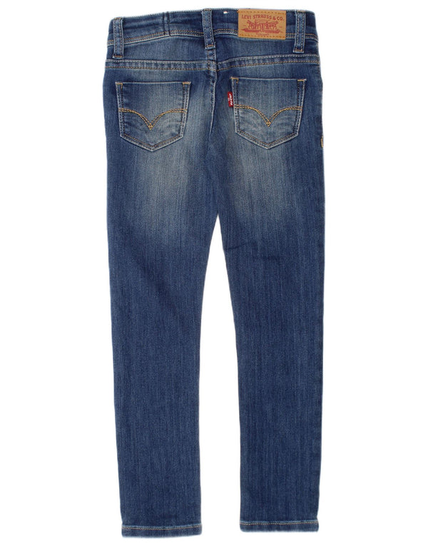 Levi's Boys Skinny Jeans 4-5 ετών W20 L20 Μπλε βαμβακερό