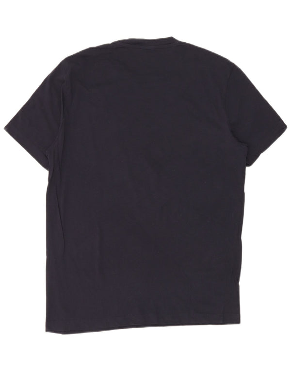 Ανδρικό γραφικό T-shirt CHAMPION Top Large Navy Blue