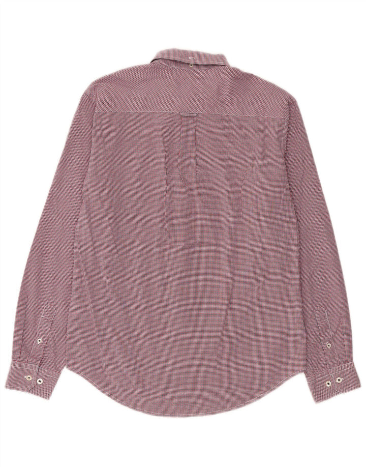 Ανδρικό πουκάμισο Ben Sherman, μεσαίο κόκκινο βαμβακερό