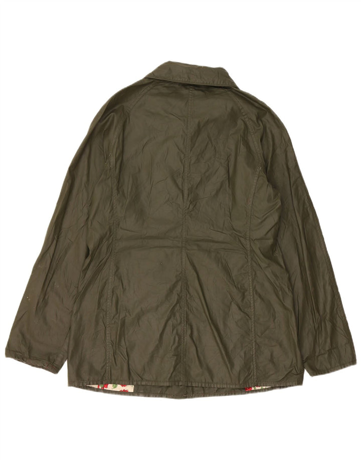 Barbour Γυναικείο κερωμένο βαμβακερό μπουφάν UK 10 Small Khaki