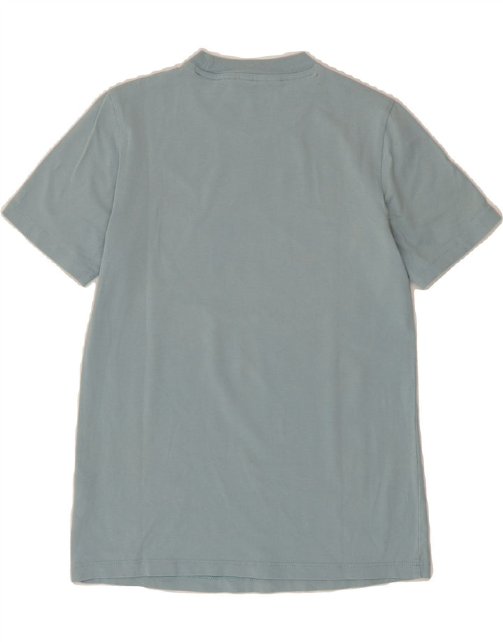 ADIDAS Womens Graphic T-Shirt Top UK 8 Small  Blue Vintage Adidas and Second-Hand Adidas from Messina Hembry 
