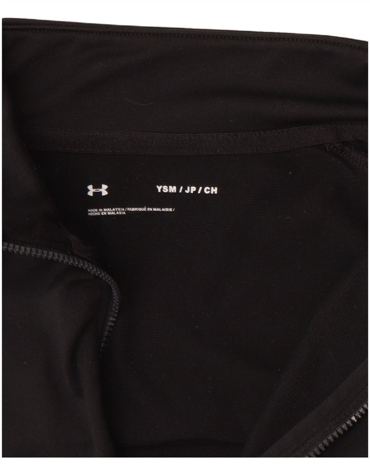 Κορίτσια αθλητική φόρμα UNDER Armour Top μπουφάν 7-8 ετών Small Black Polyester