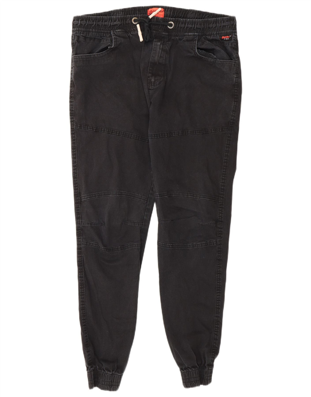 Ανδρικό παντελόνι Joggers Superdry W36 L30 Γκρι βαμβακερό