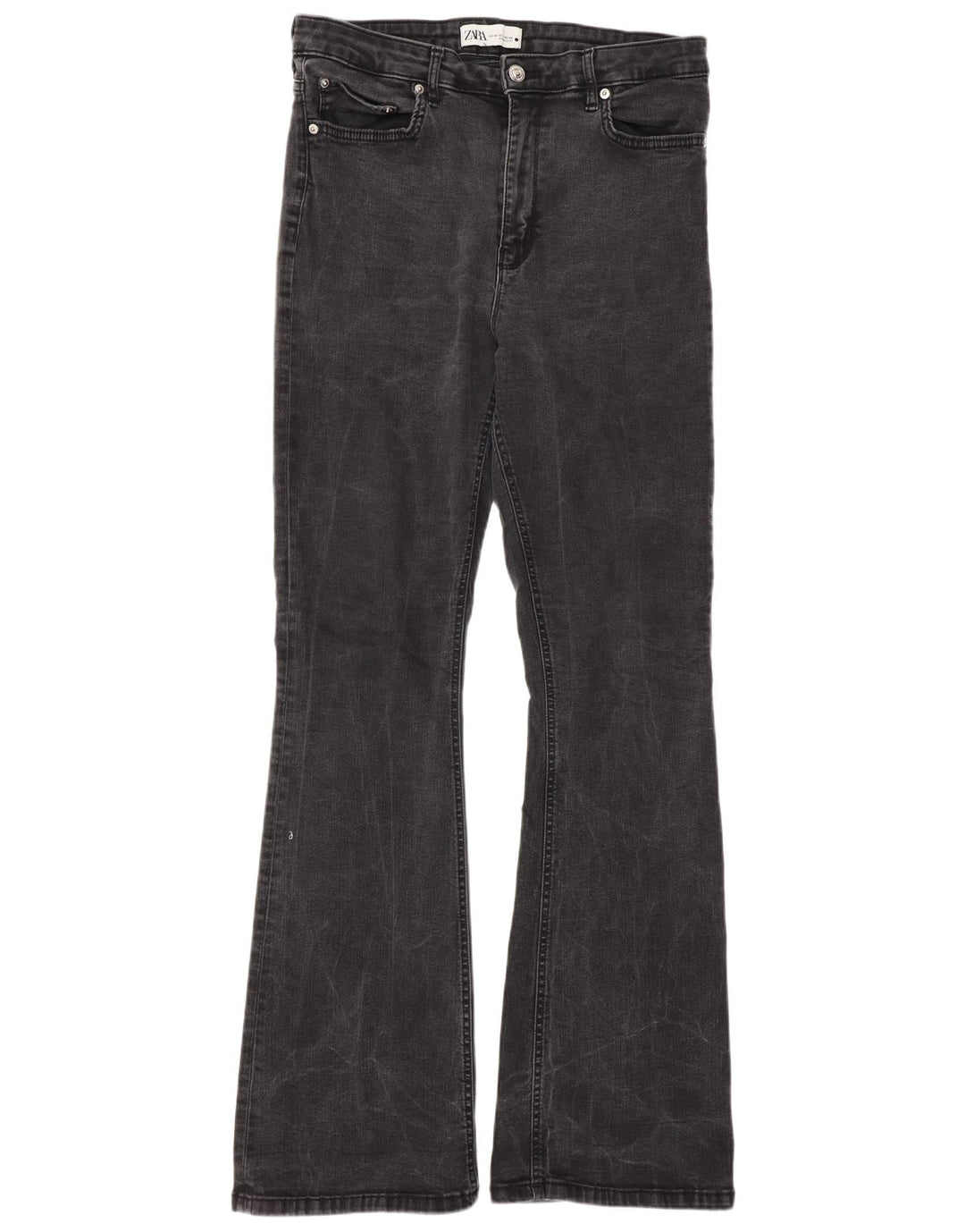 Zara Γυναικείο Τζιν με φλάντζα EU 44 XL W34 L34 Γκρι