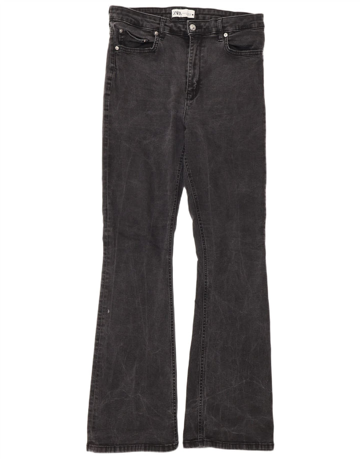 Zara Γυναικείο Τζιν με φλάντζα EU 44 XL W34 L34 Γκρι