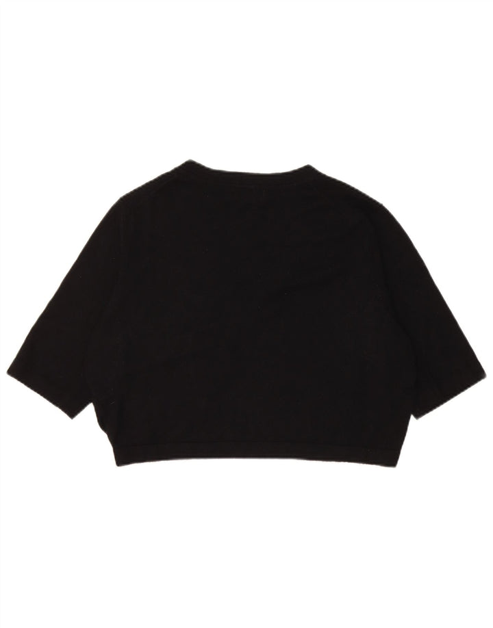 Marks & Spencer Γυναικείο κοντομάνικο Bolero Jumper UK 14 Medium Black