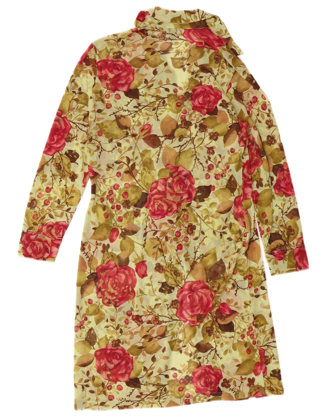 Γυναικείο μακρυμάνικο πουκάμισο Kookai φόρεμα Μέγεθος 1 Μικρό πράσινο Floral Bohemian