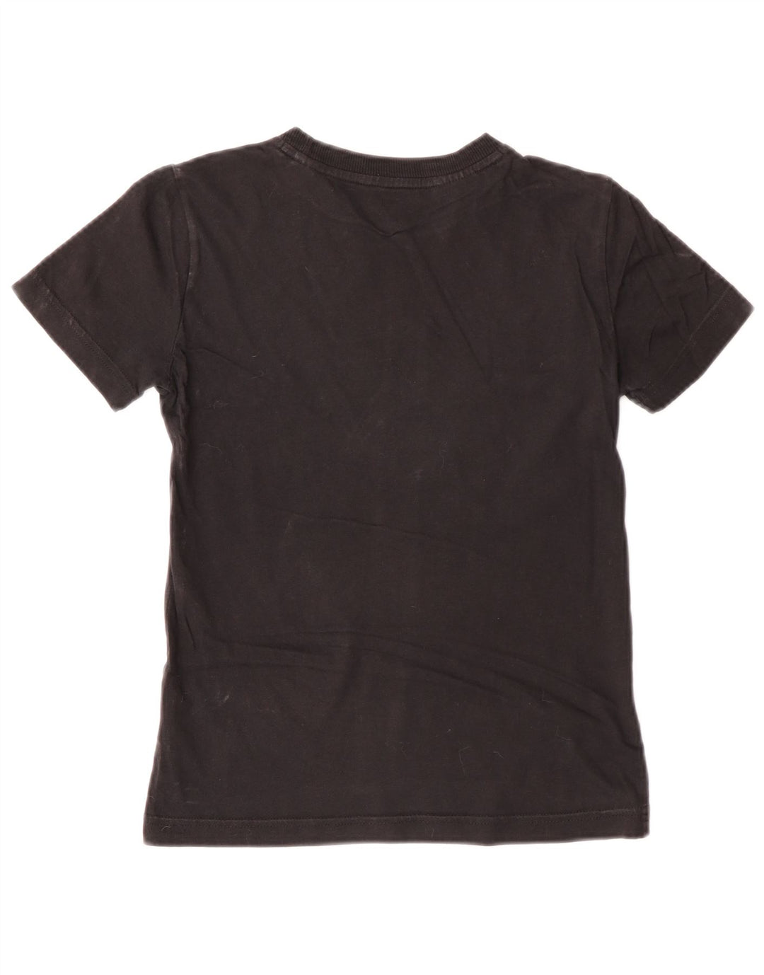 Γραφικό T-Shirt Adidas Boys Top 9-10 ετών μαύρο βαμβακερό