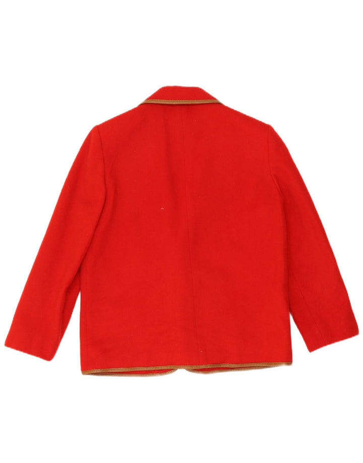 Vintage Γυναικείο Μπουφάν Blazer IT 46 Μεγάλο Κόκκινο