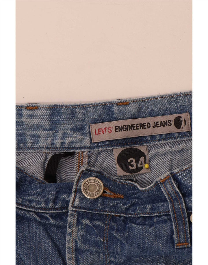 Ανδρικό τζιν σορτς Levi's W34 μεγάλο μπλε βαμβακερό