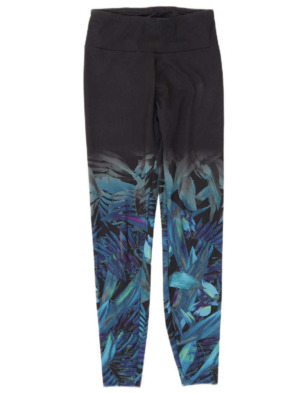 Marks & Spencer Γυναικεία Κολάν UK 8 Small Black Floral Polyester