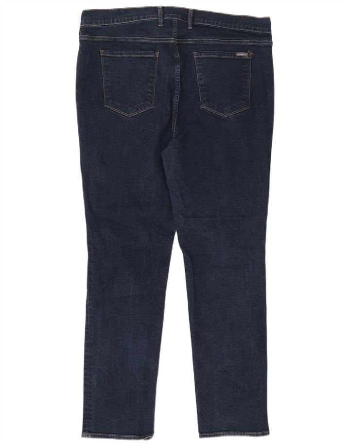 Eddie Bauer γυναικείο ψηλό ίσιο τζιν US 20 3XL W40 L30 Navy Blue