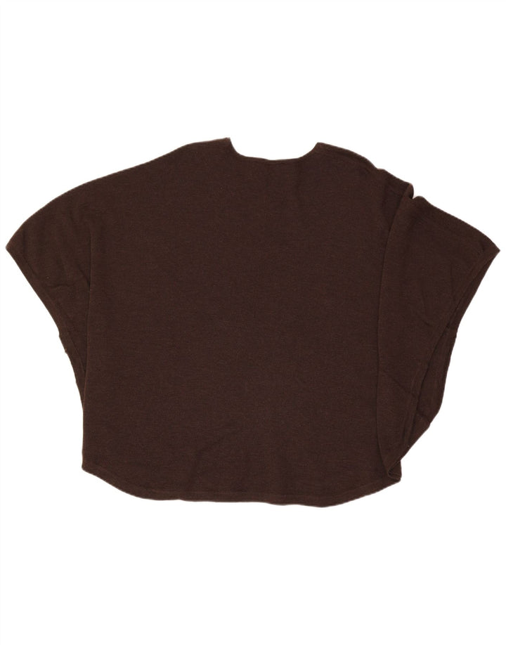 Peter Hahn Γυναικείο Poncho Jumper UK 14 Medium Brown