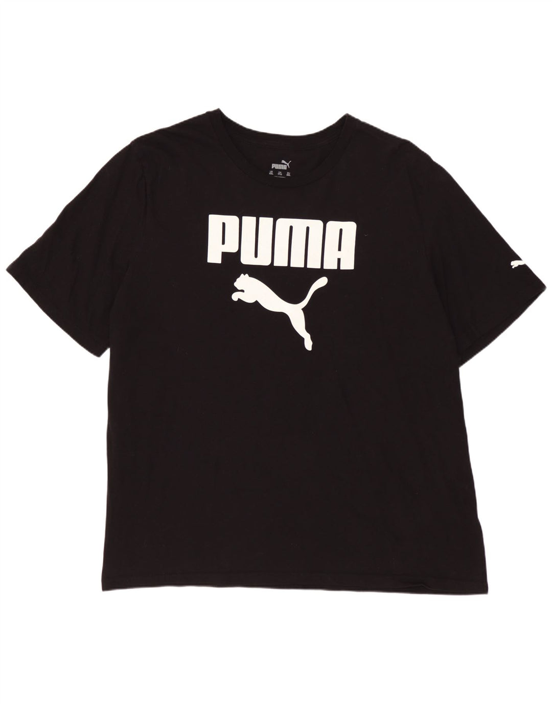 Ανδρικό γραφικό T-Shirt PUMA Top 2XL Μαύρο βαμβακερό
