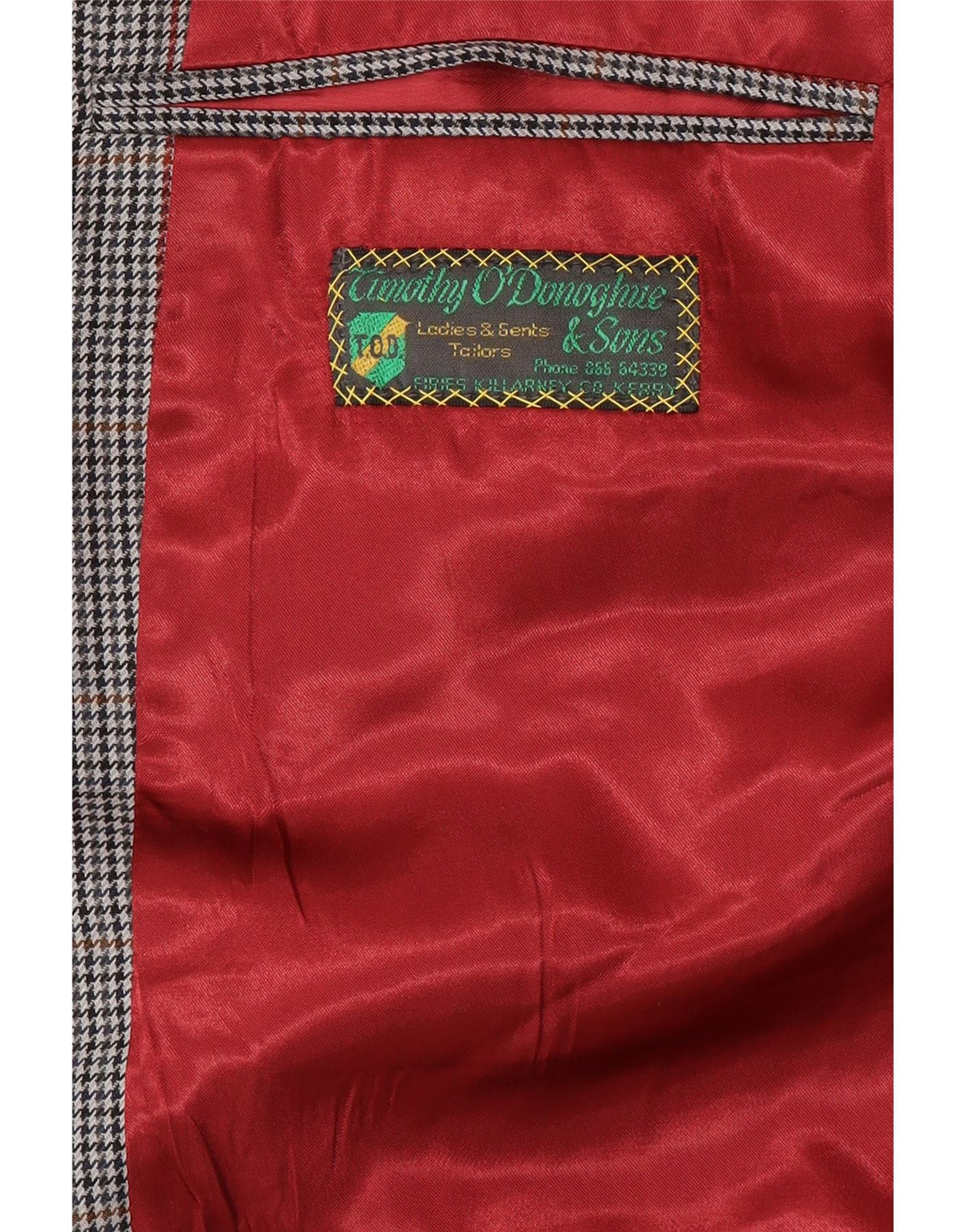 Vintage Ανδρικό σακάκι με 2 κουμπιά σακάκι UK 42 XL Grey Check