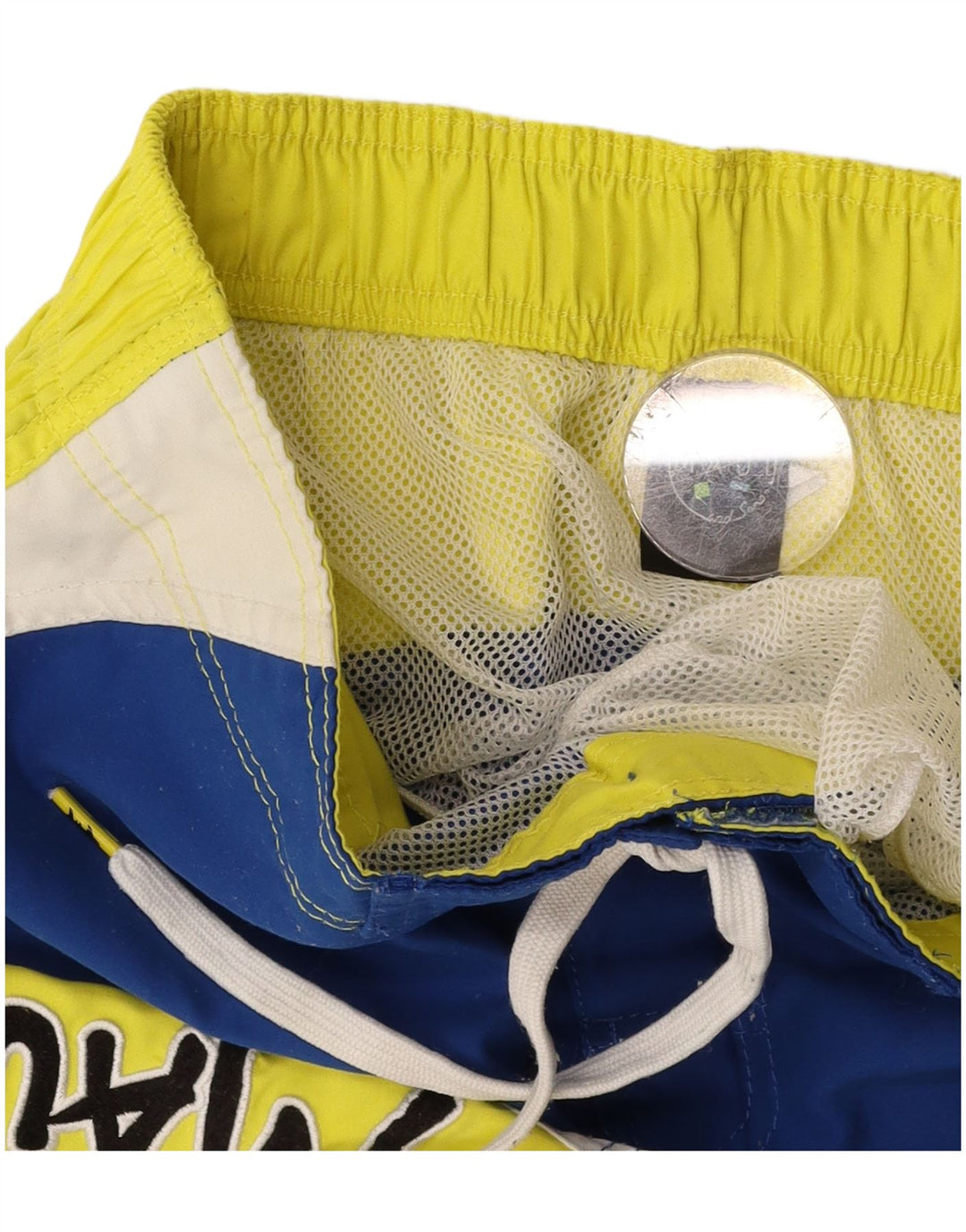 MAUI AND SONS Ανδρικό γραφικό σορτς κολύμβησης μεσαίου μπλε χρώματος