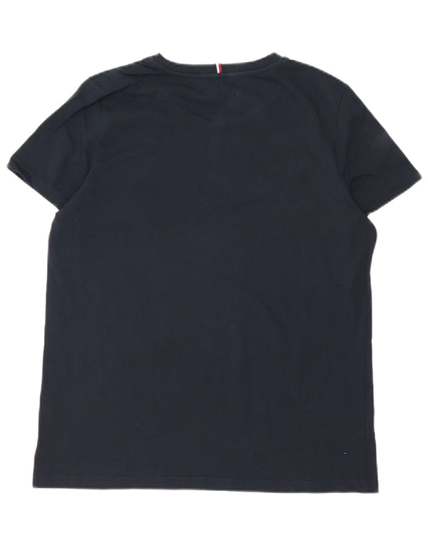 Γυναικείο γραφικό μπλουζάκι Tommy Hilfiger Top UK 16 Large Navy Blue από βαμβάκι