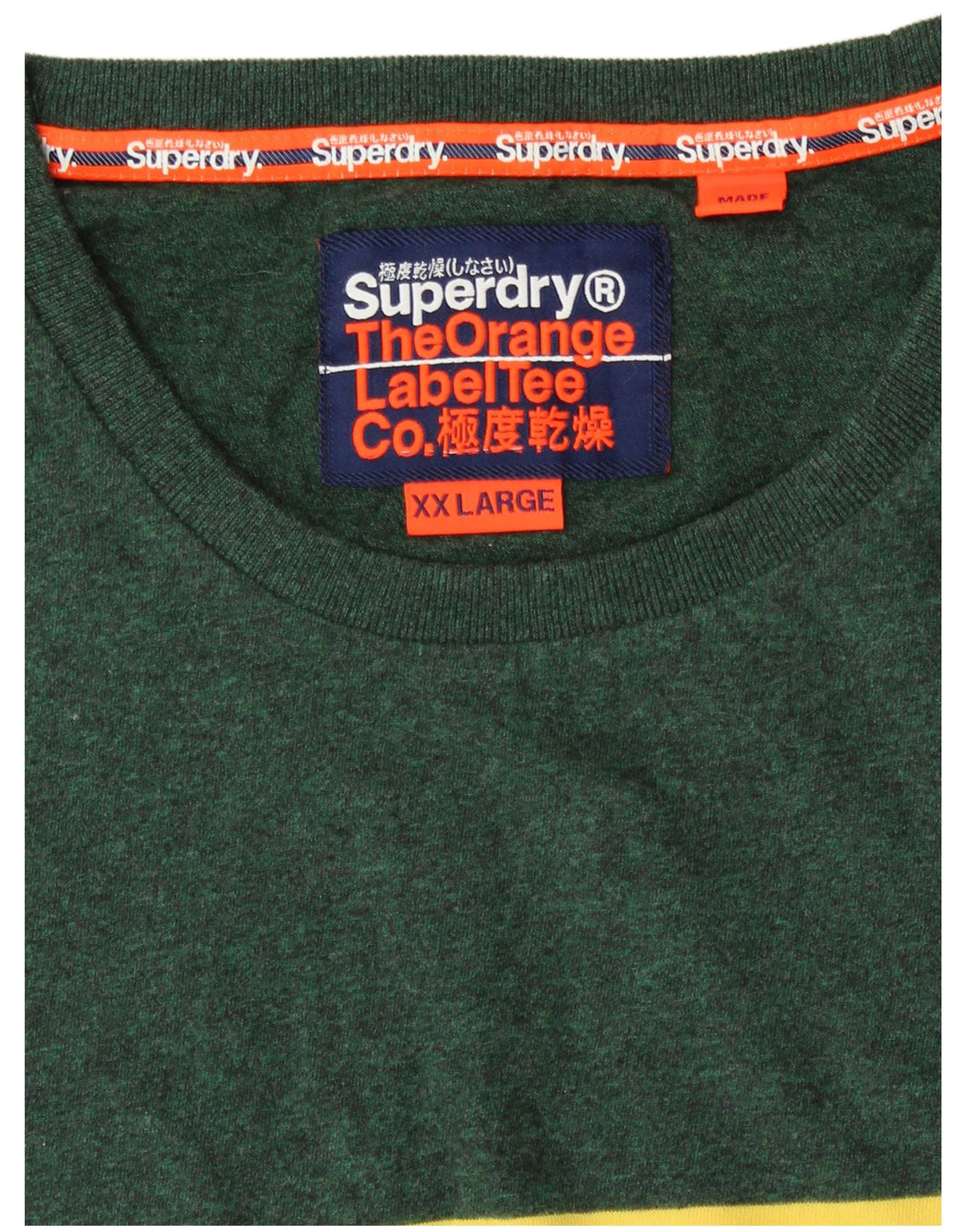 Ανδρικό T-Shirt Superdry Top 2XL Γκρι Colourblock Βαμβακερό