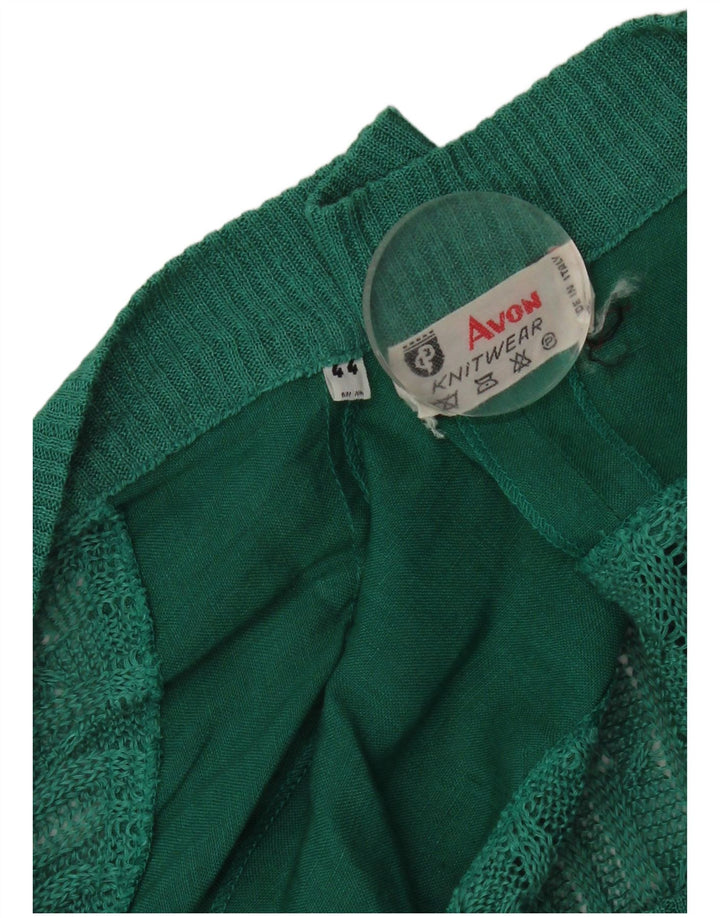Ανδρικό πουλόβερ vintage ζακέτα IT 44 XL Πράσινο