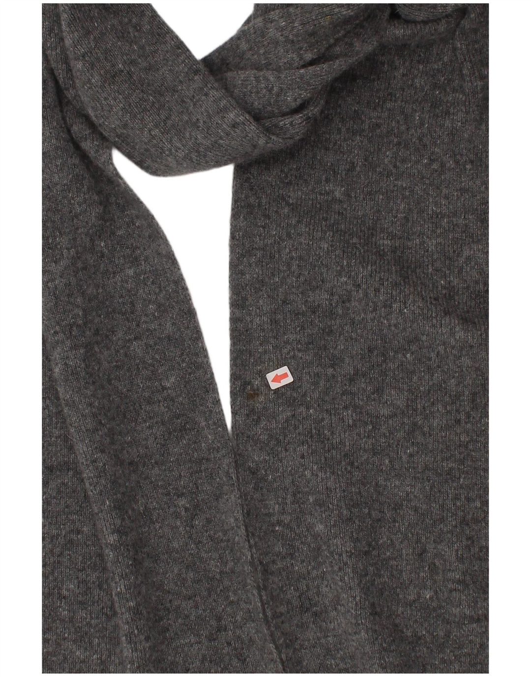 Ανδρικό ορθογώνιο κασκόλ Benetton One Size Grey Classic