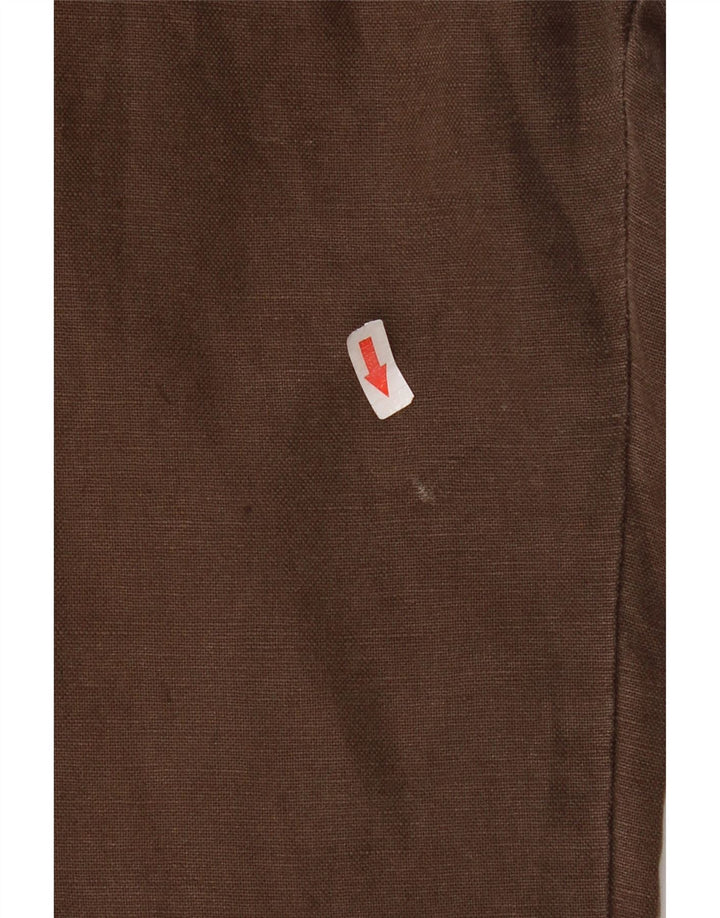 Ανδρικά Σορτς Βερμούδα Gap Regular Loose Fit Medium W32 Καφέ Λινό