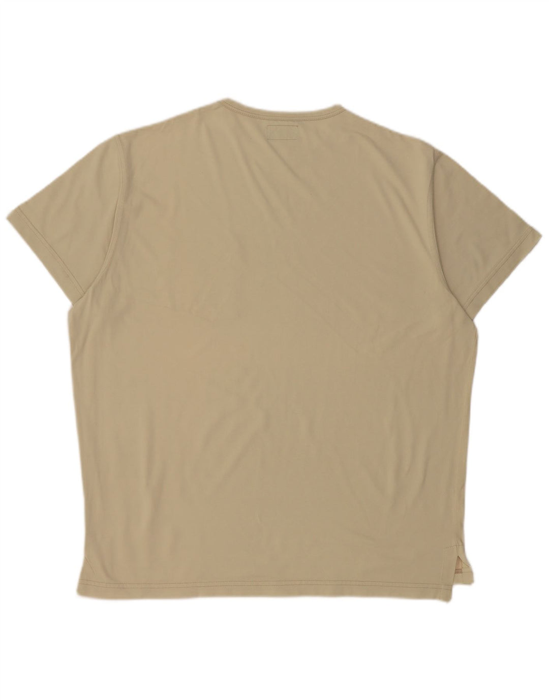 CALVIN KLEIN Ανδρικό T-Shirt Χακί Top Large Khaki