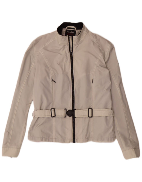 Refrigiwear Γυναικείο μπουφάν βροχής IT 46 Large White Nylon