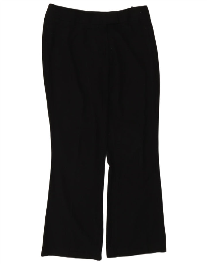 Marks & Spencer Γυναικεία Bootcut Casual Παντελόνι UK 12 Medium W30 L29 Black
