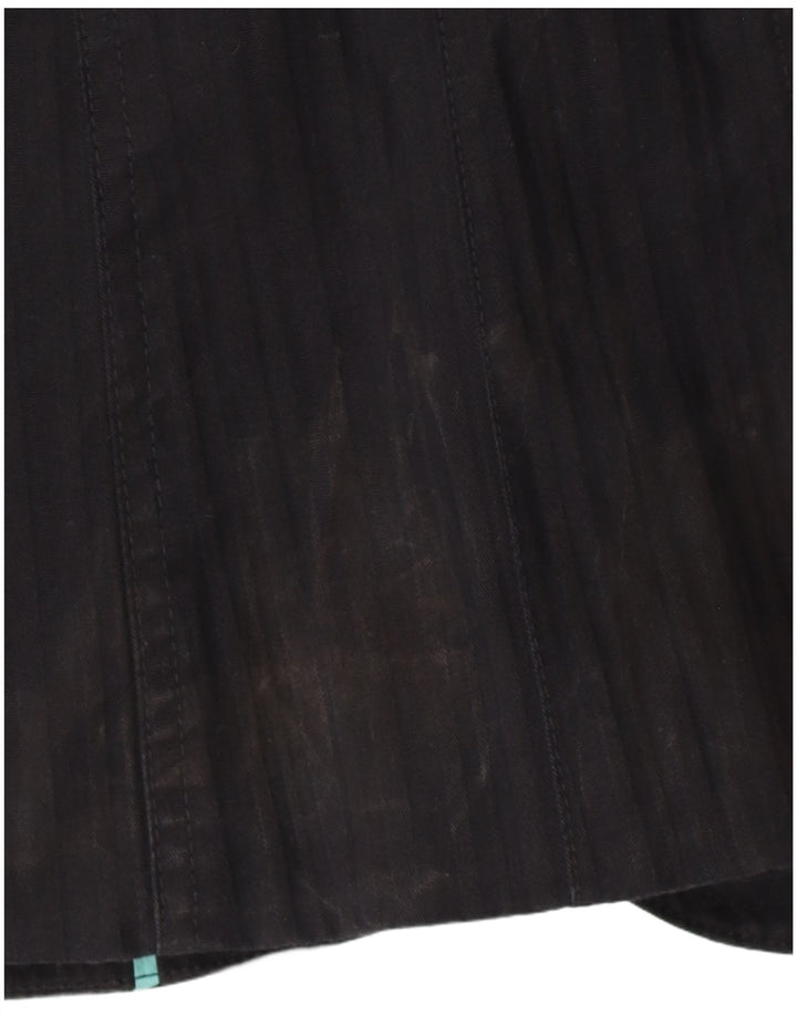 Marks & Spencer Ανδρικό μπλέιζερ με 2 κουμπιά μπουφάν UK 22 3XL μαύρο βαμβακερό