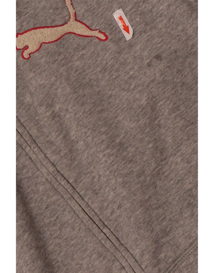 Γυναικείο πουλόβερ Puma με φερμουάρ UK 16 Large Grey