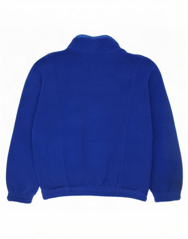Vintage ανδρικό γραφικό Anorak Fleece Jumper XL Blue