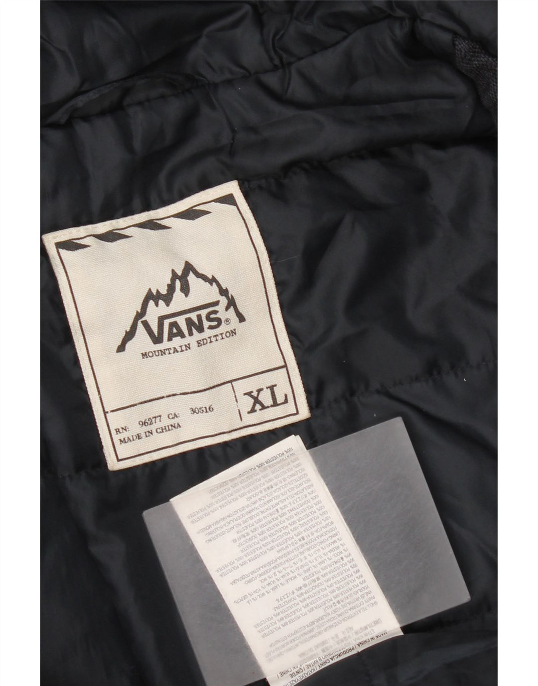 Vans Γυναικείο Bomber Jacket UK 18 XL Navy Blue Colorblock Πολυεστέρας