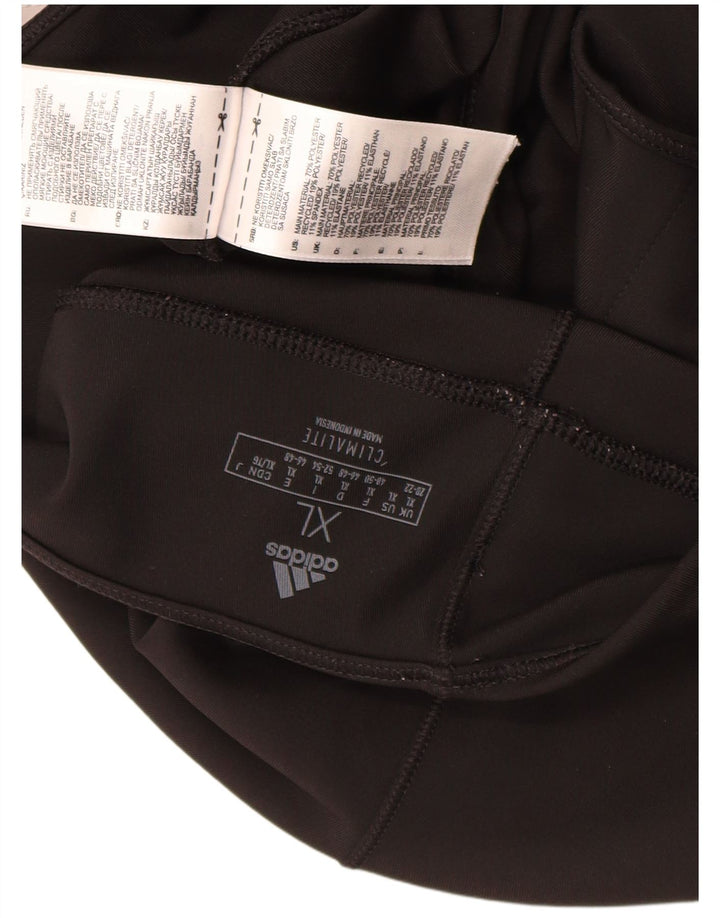 Adidas Γυναικείο κολάν Capri Climalite UK 18 XL μαύρο πολυεστέρα