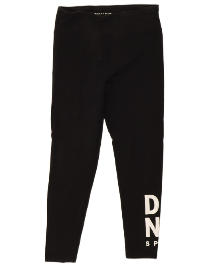 Γυναικεία γραφικά κολάν DKNY UK 12 Medium Black