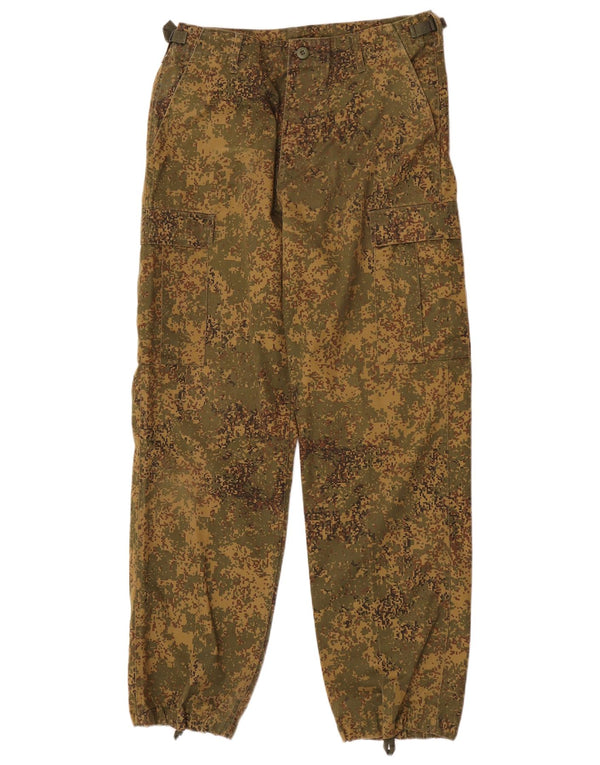 Mil-Tec Mens Joggers Cargo Παντελόνι Medium W32 L32 Khaki Camouflage